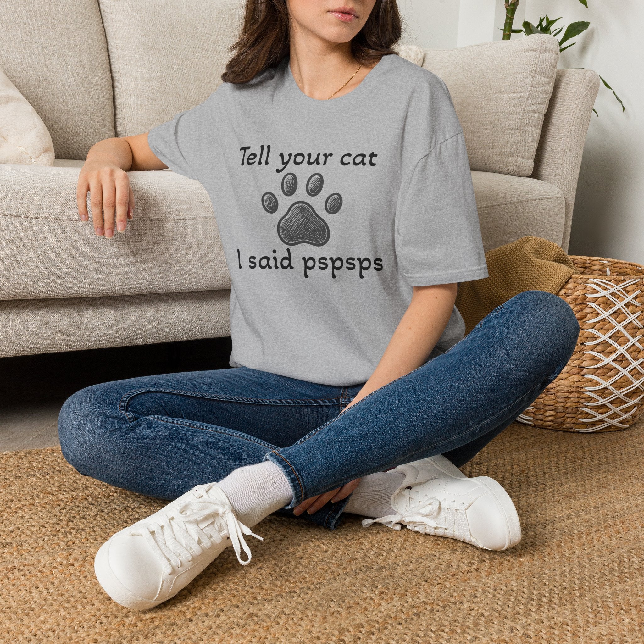 Cute Paw Print Kitten Lover Tee
