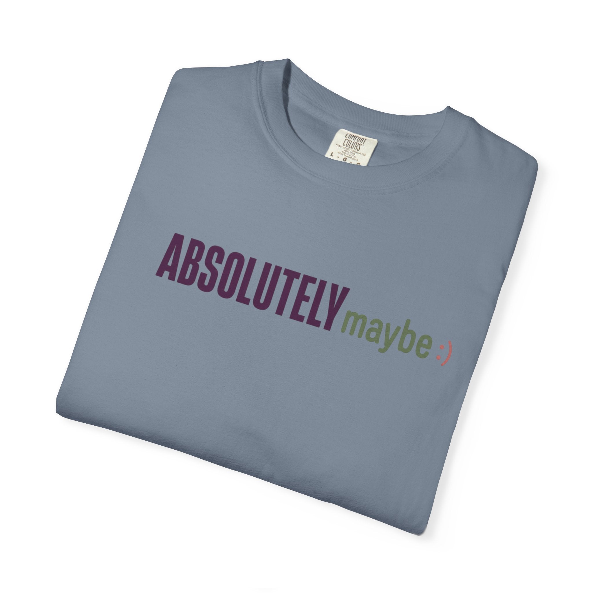 Absolutelymaybe Logo Minimal Graphic Tee