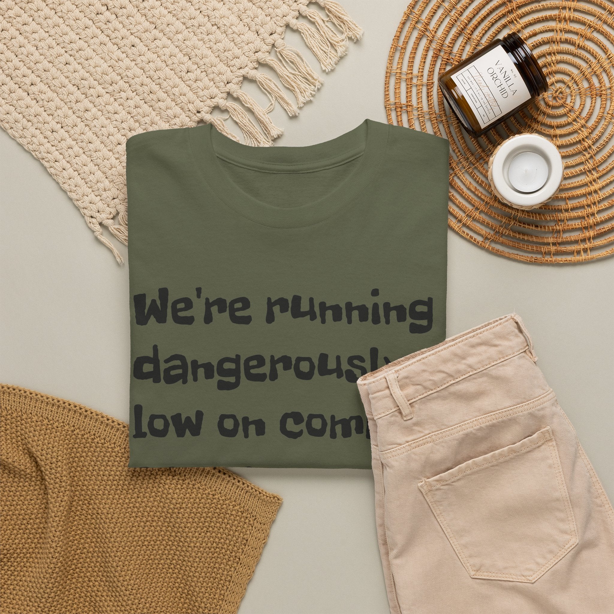 "We're running dangerously low on common sense" Funny Tee