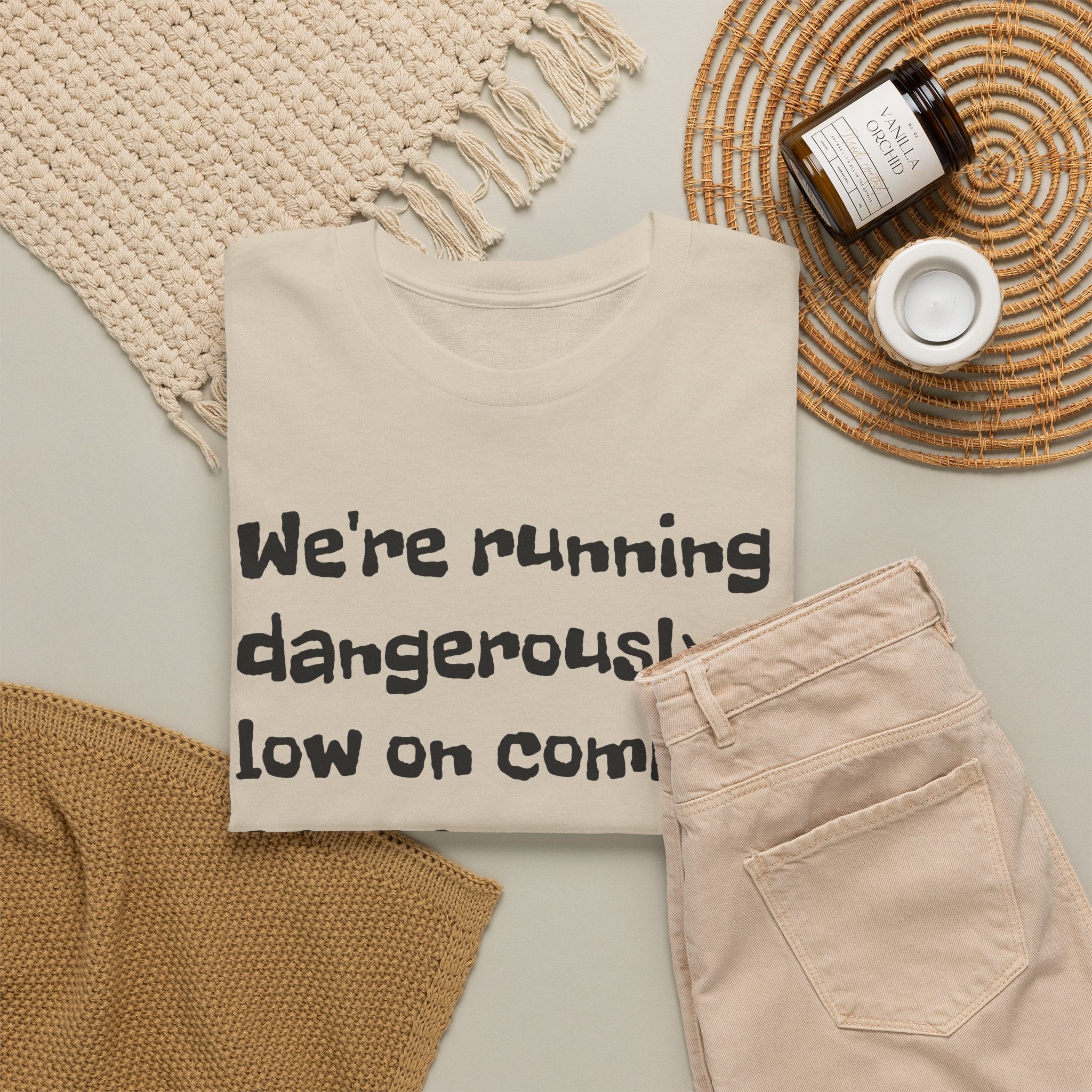 "We're running dangerously low on common sense" Funny Tee
