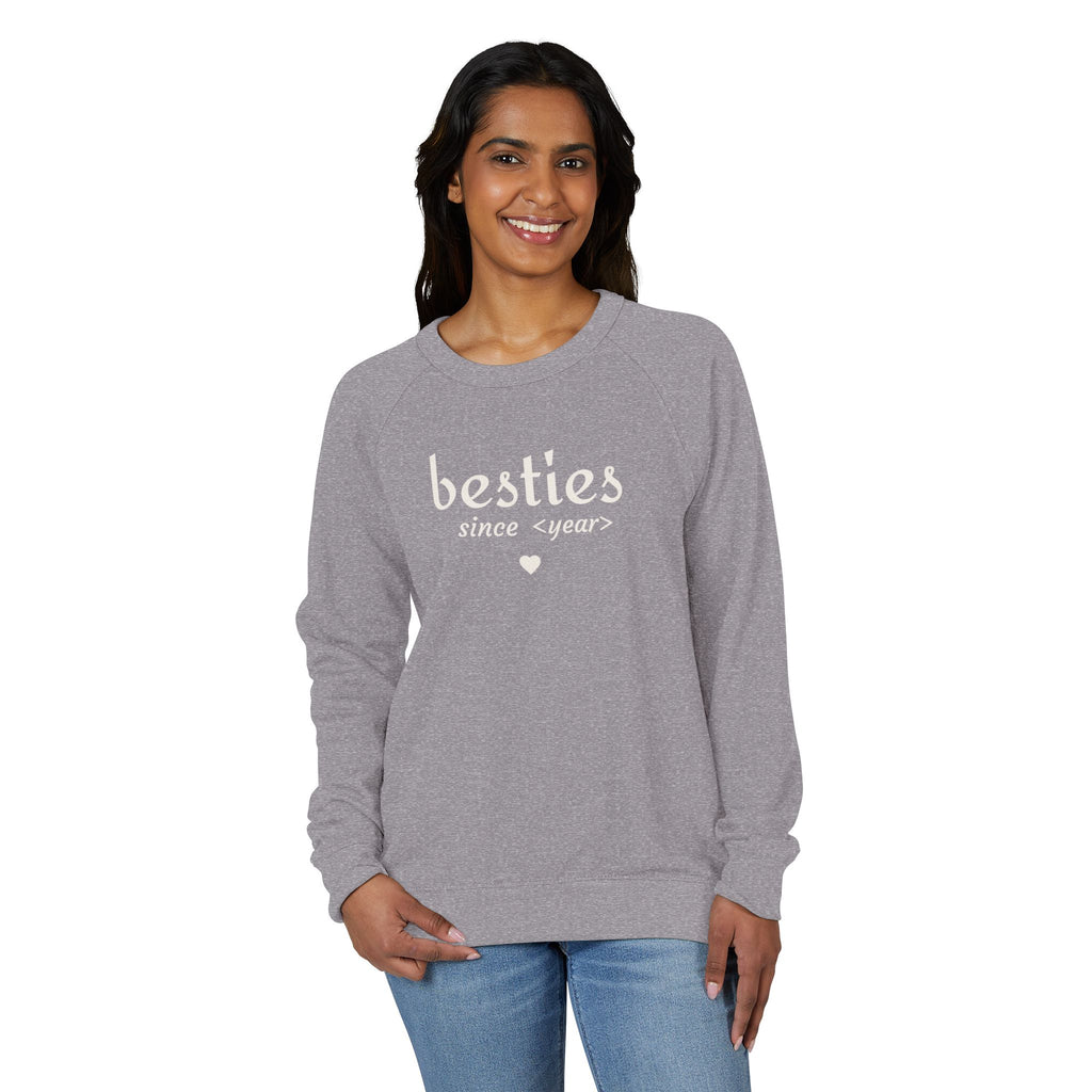 Besties Since <year> Crewneck Sweatshirt — Friendship Gift Pullover