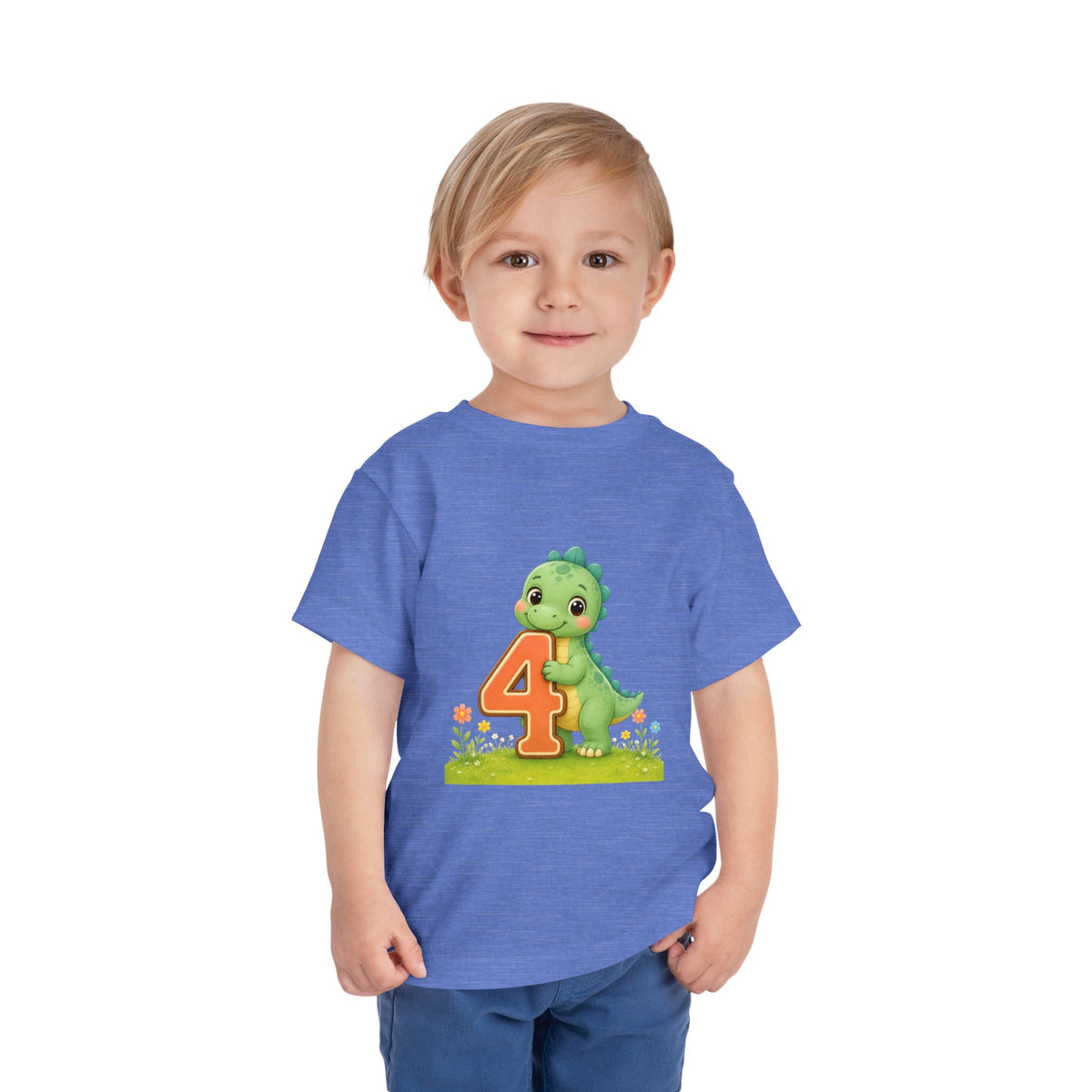4th Birthday - Baby Dinosaur Tee