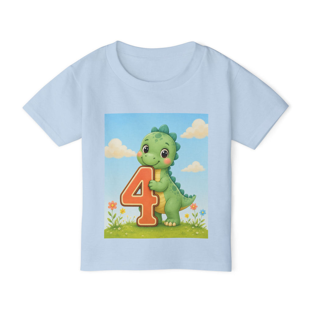 4th Birthday Dinosaur Toddler Tee
