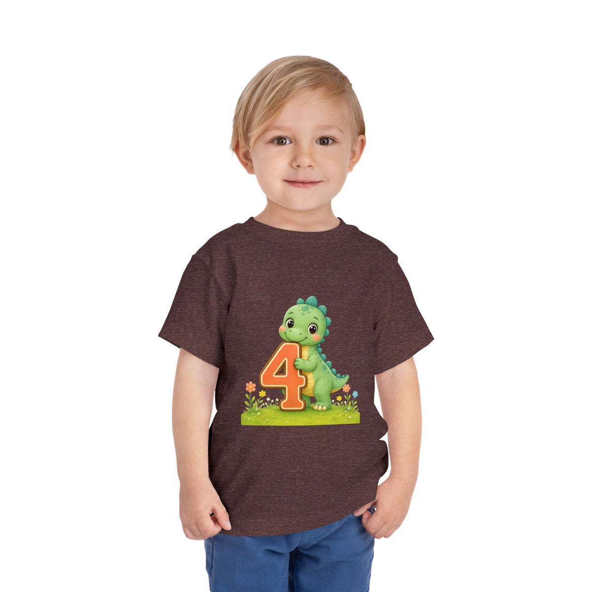 4th Birthday - Baby Dinosaur Tee