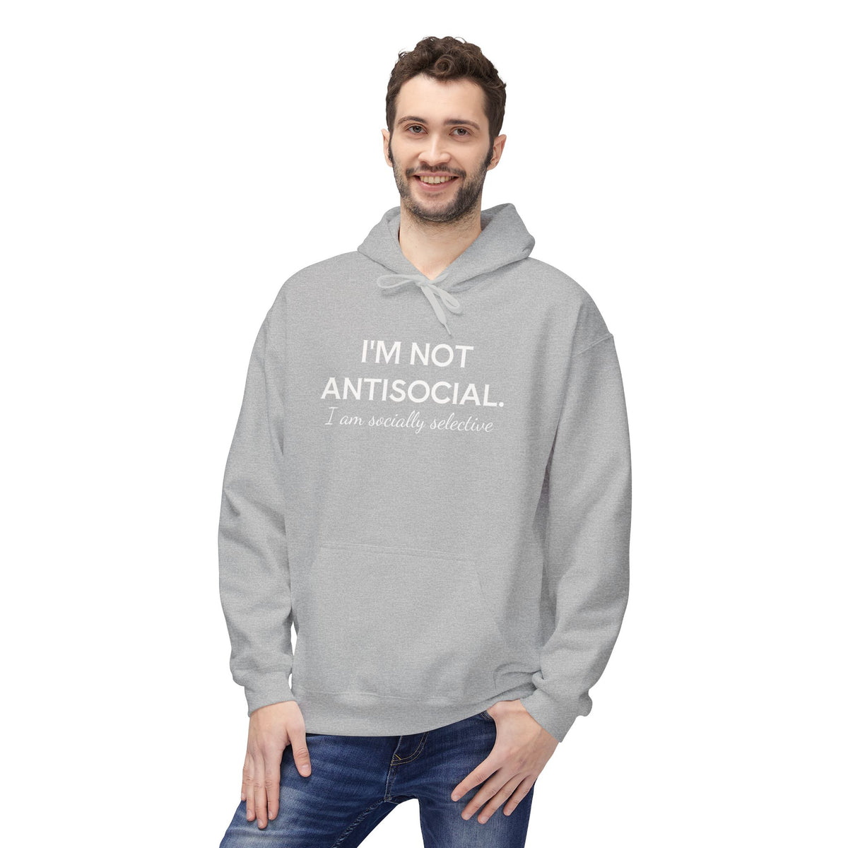 I'm Not AntiSocial - Fleece Hoodie
