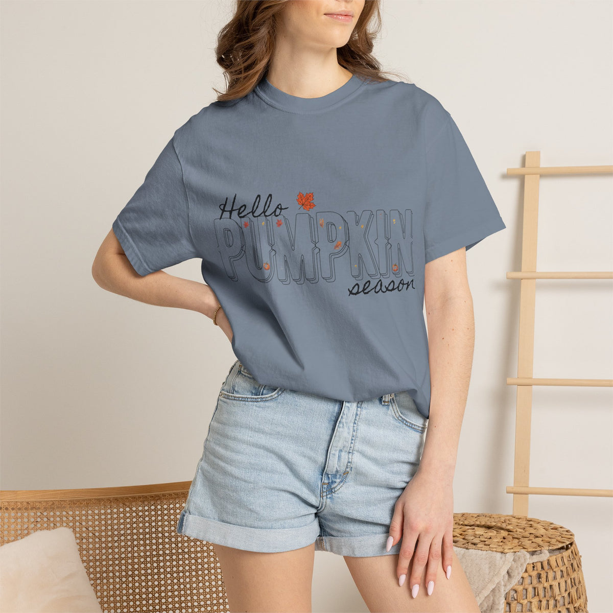 "Hello Pumpkin Season" Fall Graphic Tee